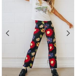 BRAND NWT Verge Girl floral jeans